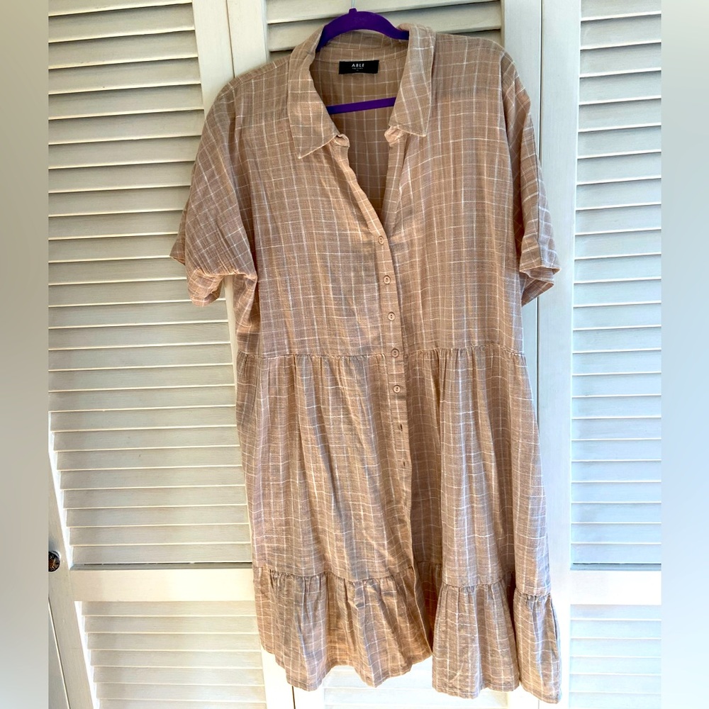 Able shirt dress 100% cotton size XXL